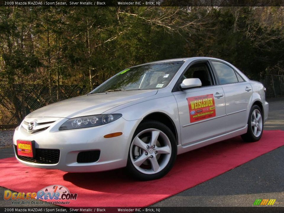 2008 Mazda MAZDA6 i Sport Sedan Silver Metallic / Black Photo #1