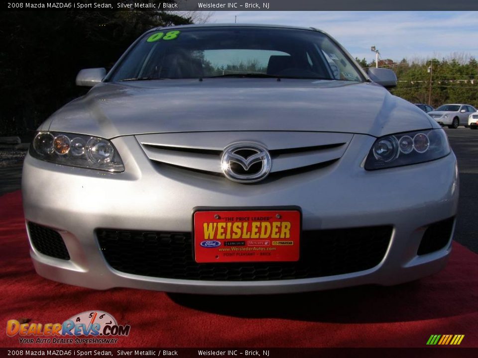 2008 Mazda MAZDA6 i Sport Sedan Silver Metallic / Black Photo #2