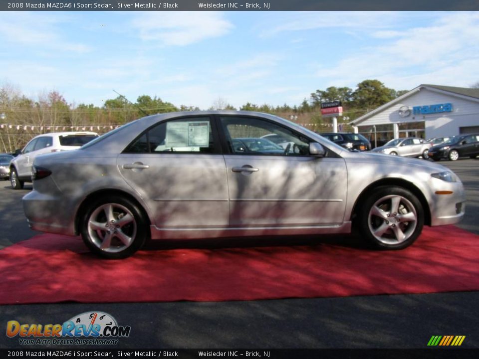 2008 Mazda MAZDA6 i Sport Sedan Silver Metallic / Black Photo #4