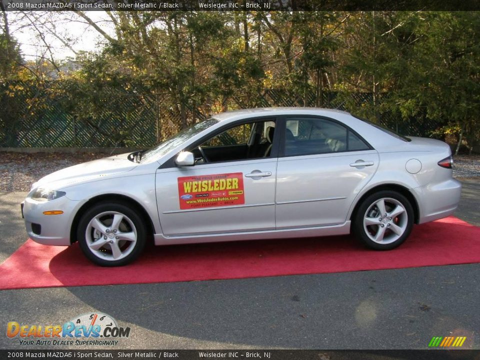 2008 Mazda MAZDA6 i Sport Sedan Silver Metallic / Black Photo #5