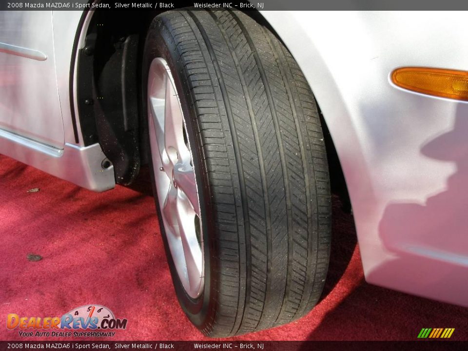 2008 Mazda MAZDA6 i Sport Sedan Silver Metallic / Black Photo #10