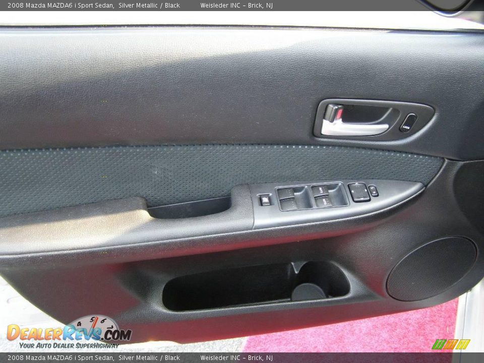 2008 Mazda MAZDA6 i Sport Sedan Silver Metallic / Black Photo #12