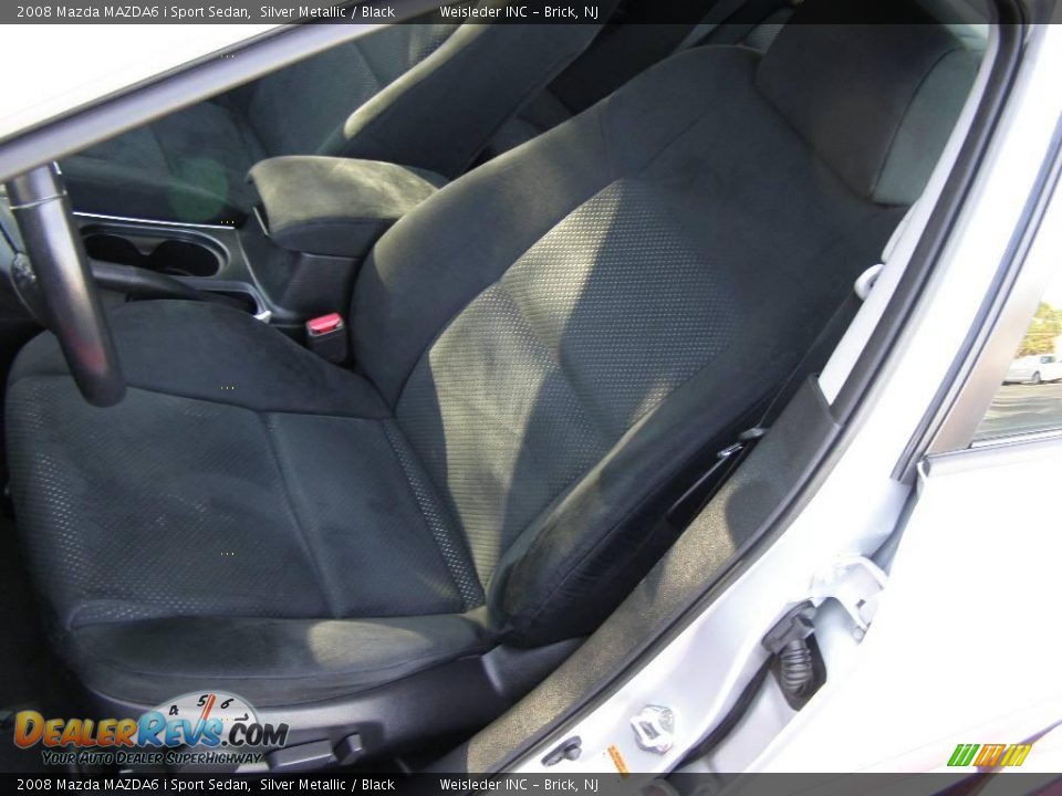 2008 Mazda MAZDA6 i Sport Sedan Silver Metallic / Black Photo #14
