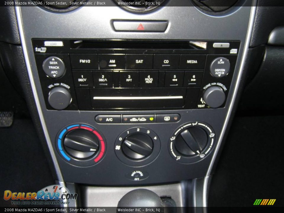 2008 Mazda MAZDA6 i Sport Sedan Silver Metallic / Black Photo #15