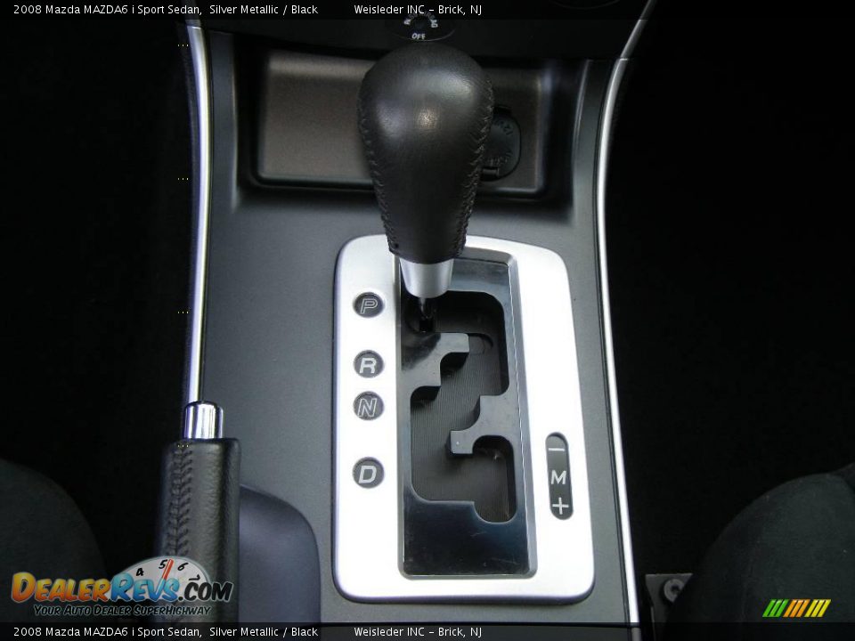 2008 Mazda MAZDA6 i Sport Sedan Silver Metallic / Black Photo #16