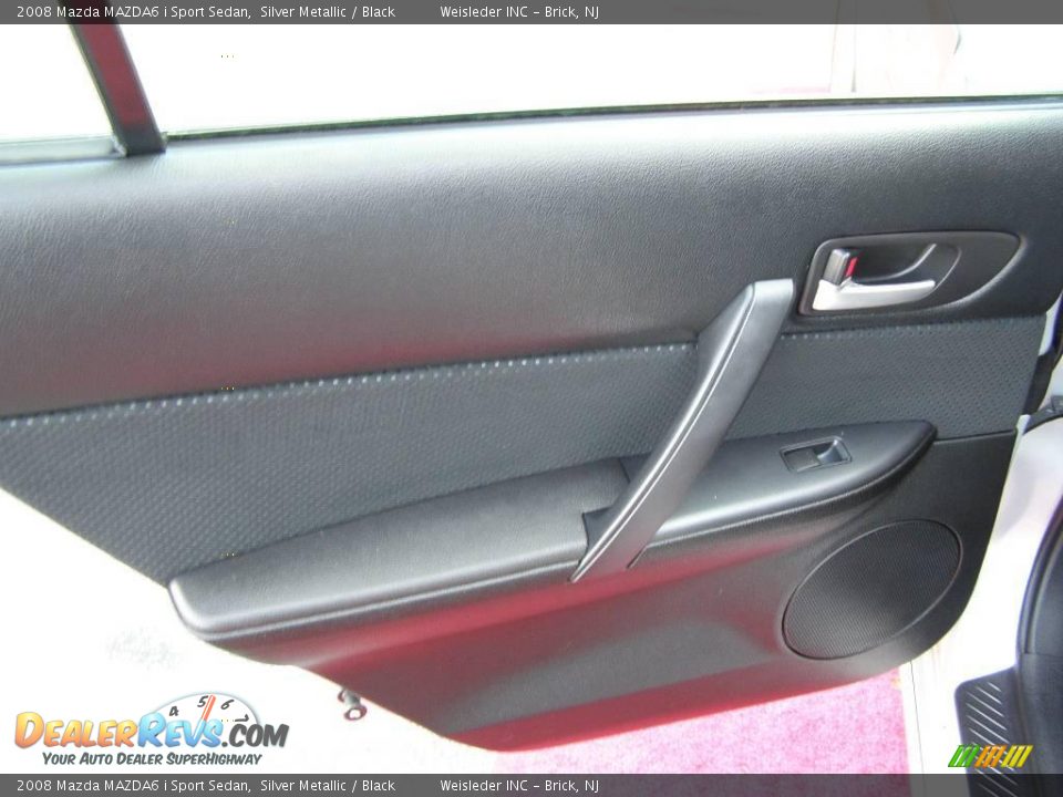 2008 Mazda MAZDA6 i Sport Sedan Silver Metallic / Black Photo #18