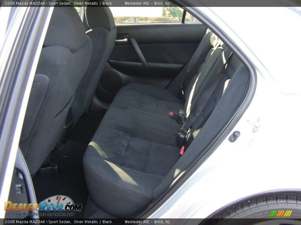 2008 Mazda MAZDA6 i Sport Sedan Silver Metallic / Black Photo #19