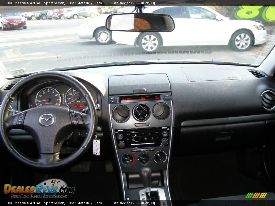 2008 Mazda MAZDA6 i Sport Sedan Silver Metallic / Black Photo #20