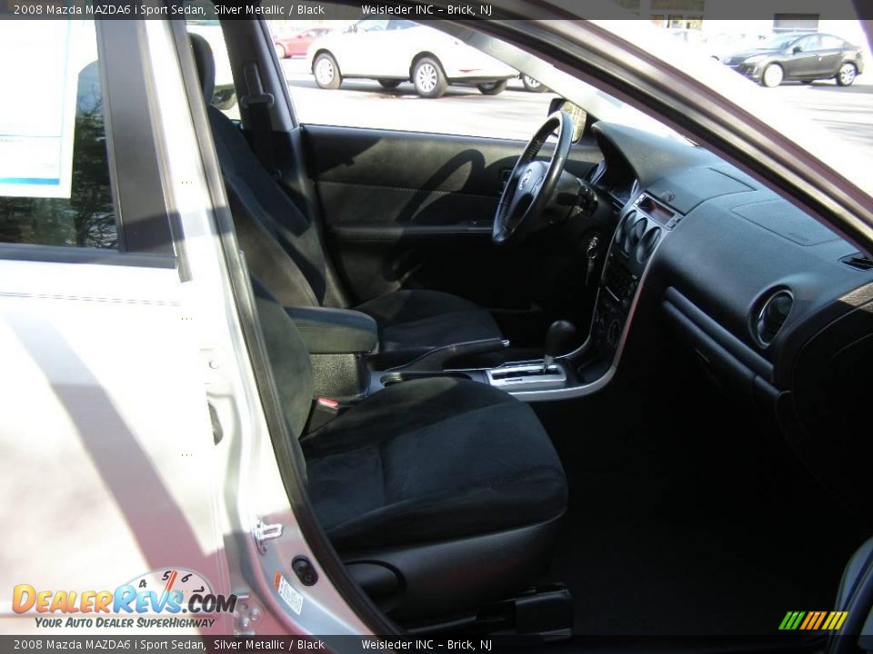 2008 Mazda MAZDA6 i Sport Sedan Silver Metallic / Black Photo #23