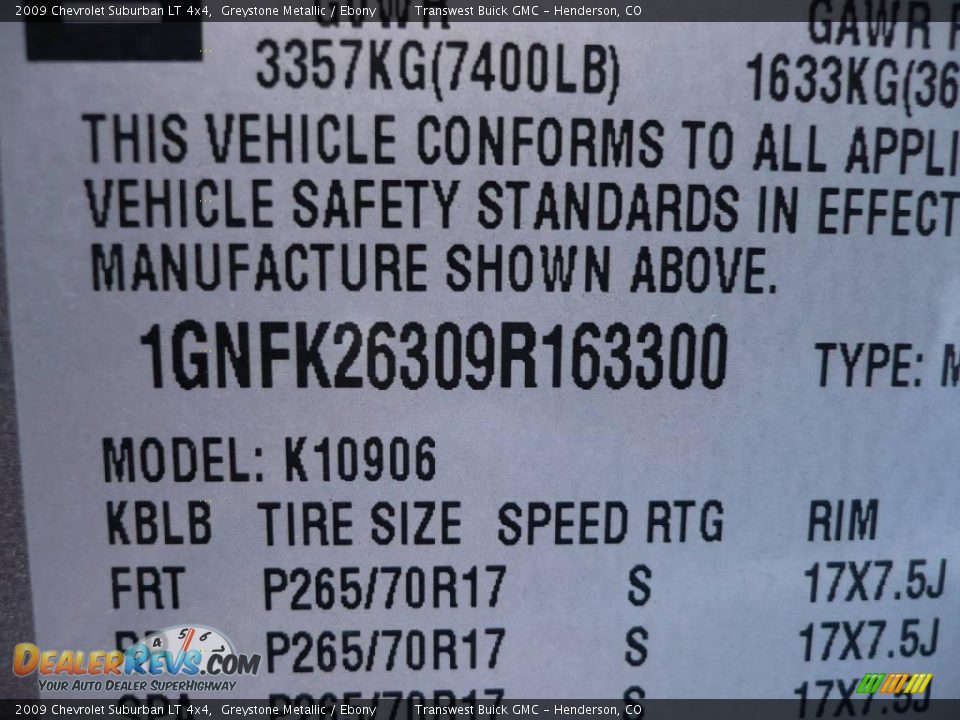 2009 Chevrolet Suburban LT 4x4 Greystone Metallic / Ebony Photo #35