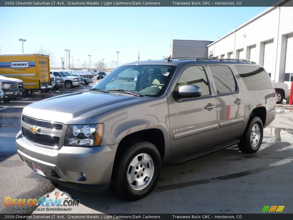 2009 Chevrolet Suburban LT 4x4 Greystone Metallic / Light Cashmere/Dark Cashmere Photo #3