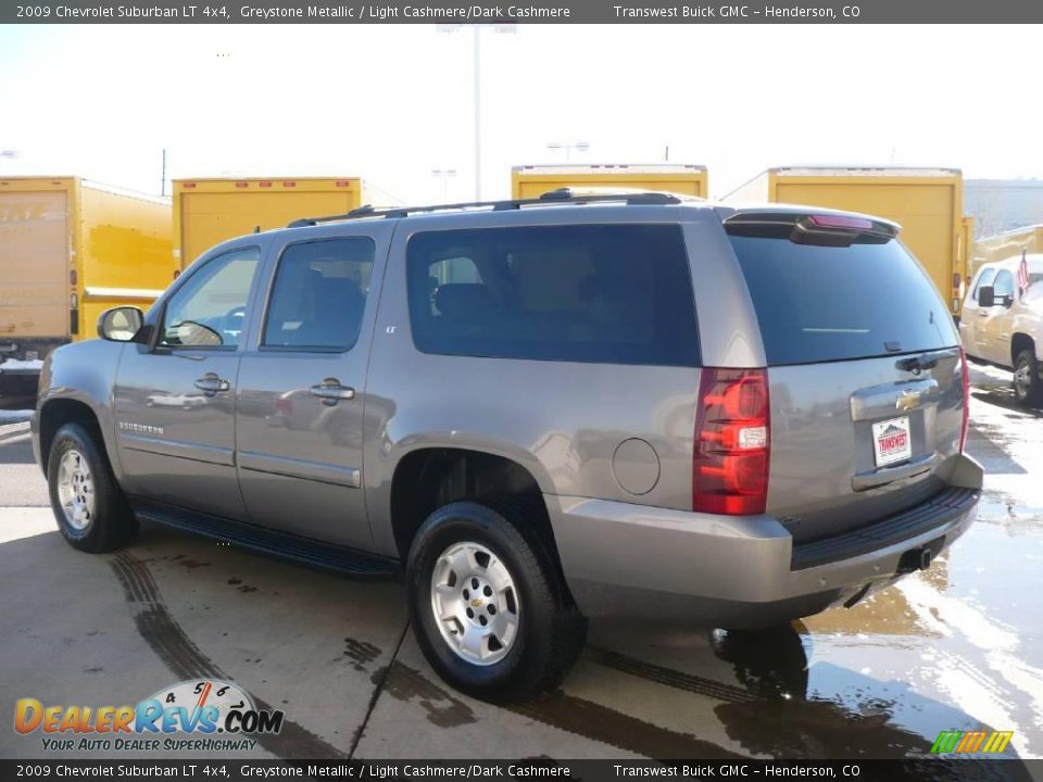 2009 Chevrolet Suburban LT 4x4 Greystone Metallic / Light Cashmere/Dark Cashmere Photo #4