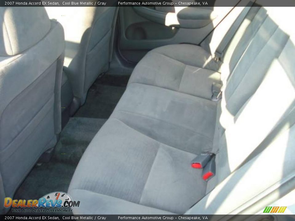 2007 Honda Accord EX Sedan Cool Blue Metallic / Gray Photo #9