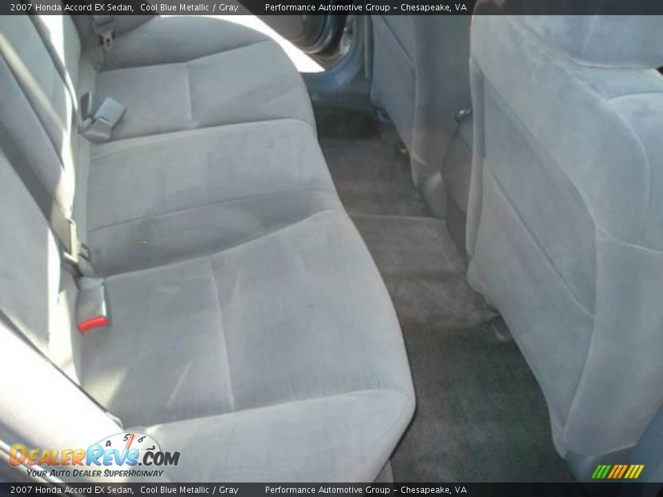 2007 Honda Accord EX Sedan Cool Blue Metallic / Gray Photo #11