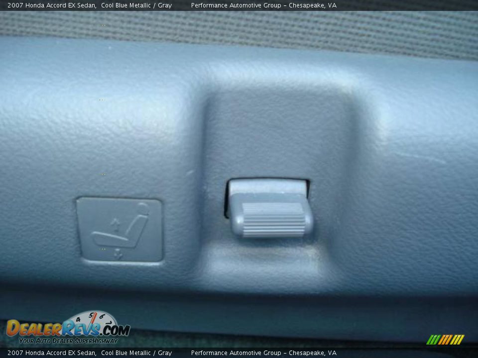 2007 Honda Accord EX Sedan Cool Blue Metallic / Gray Photo #15