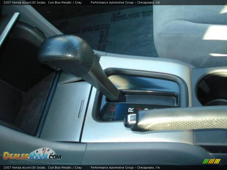 2007 Honda Accord EX Sedan Cool Blue Metallic / Gray Photo #18