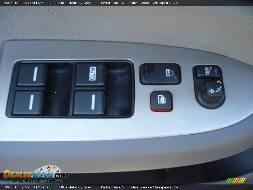 2007 Honda Accord EX Sedan Cool Blue Metallic / Gray Photo #21