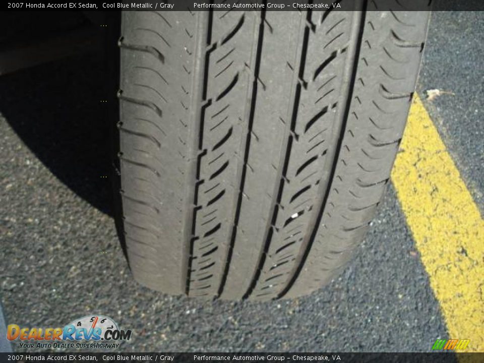 2007 Honda Accord EX Sedan Cool Blue Metallic / Gray Photo #23