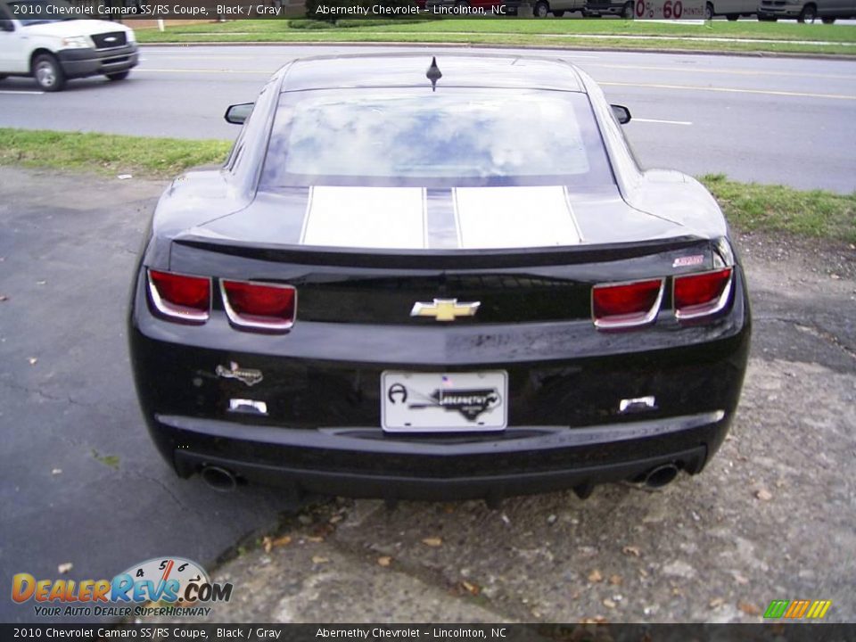 2010 Chevrolet Camaro SS/RS Coupe Black / Gray Photo #3