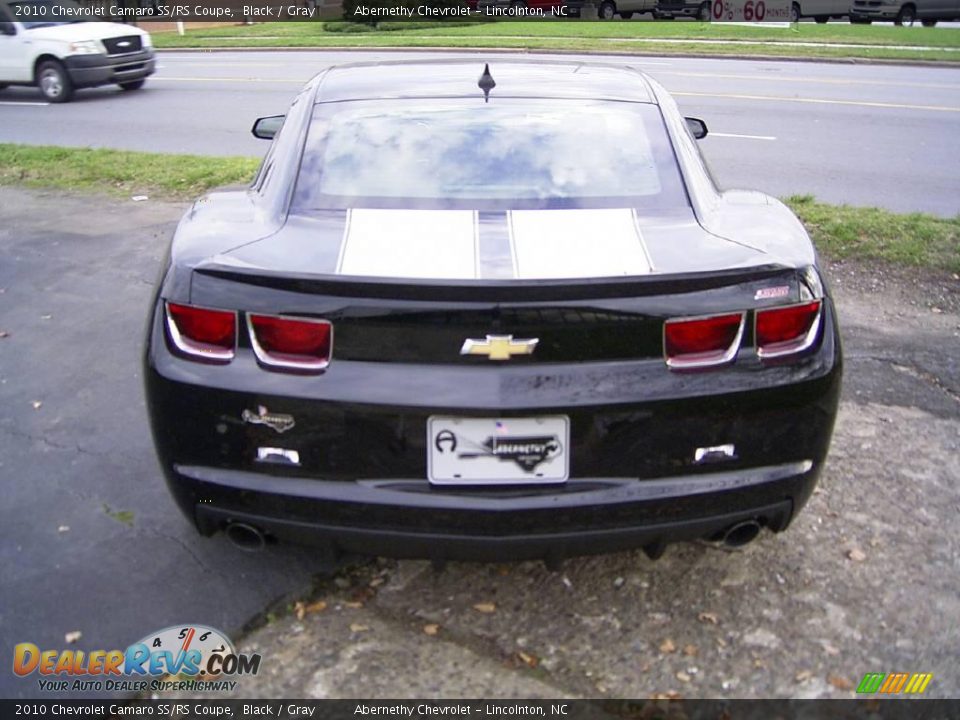 2010 Chevrolet Camaro SS/RS Coupe Black / Gray Photo #6