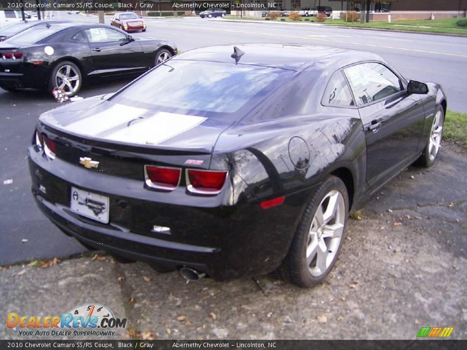2010 Chevrolet Camaro SS/RS Coupe Black / Gray Photo #7