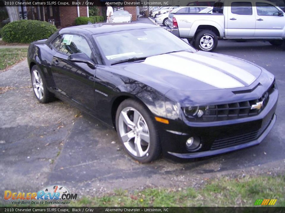 2010 Chevrolet Camaro SS/RS Coupe Black / Gray Photo #8