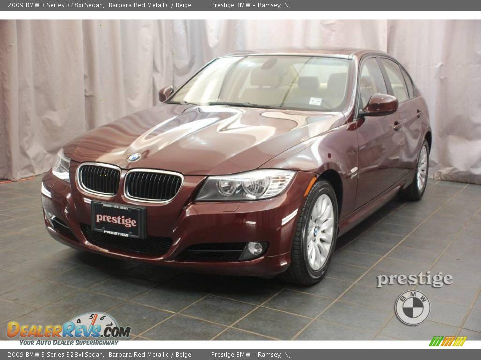 2009 BMW 3 Series 328xi Sedan Barbara Red Metallic / Beige Photo #1