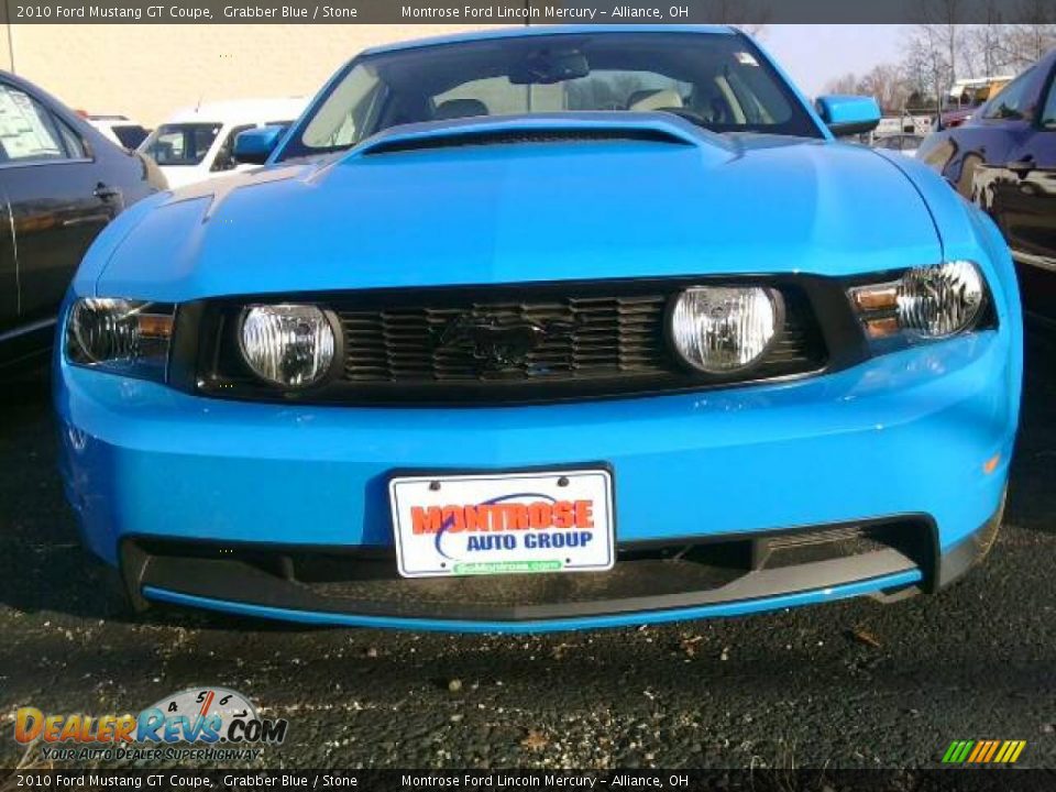 2010 Ford Mustang GT Coupe Grabber Blue / Stone Photo #1