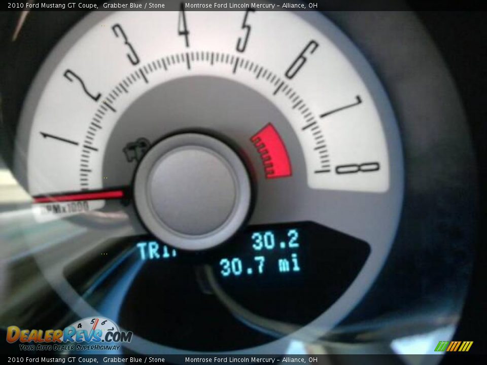2010 Ford Mustang GT Coupe Grabber Blue / Stone Photo #3