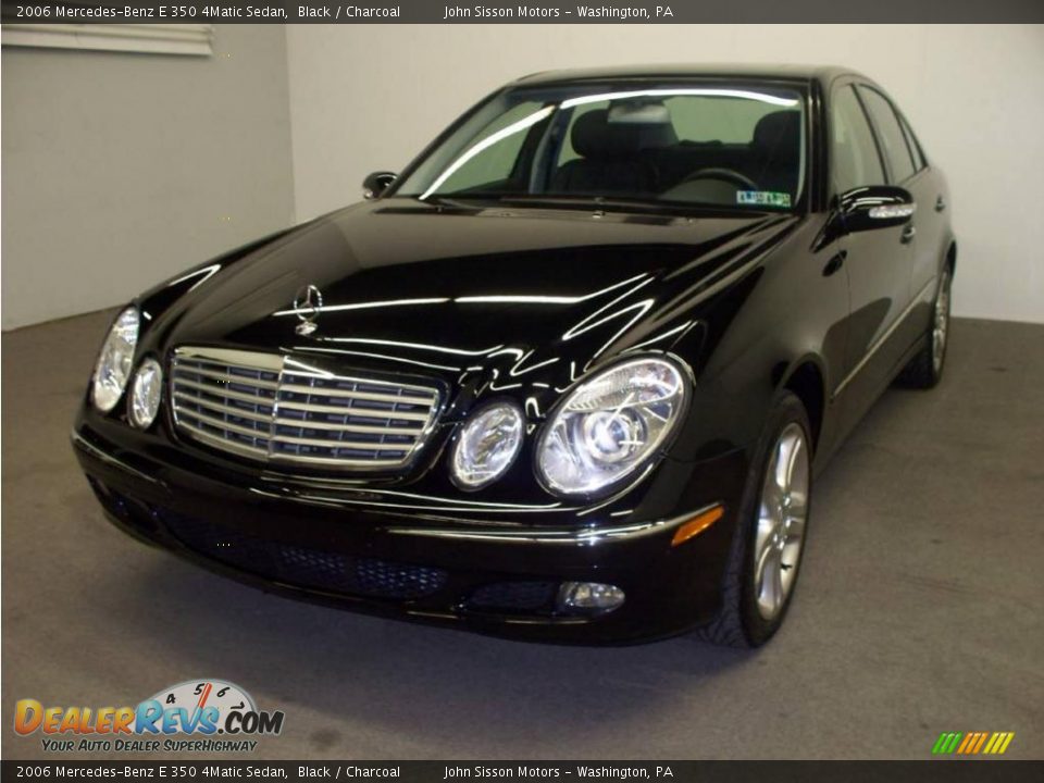 2006 Mercedes-Benz E 350 4Matic Sedan Black / Charcoal Photo #1