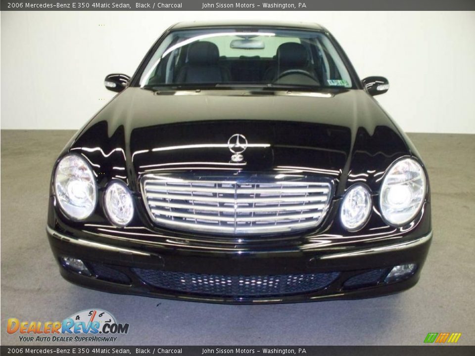 2006 Mercedes-Benz E 350 4Matic Sedan Black / Charcoal Photo #2