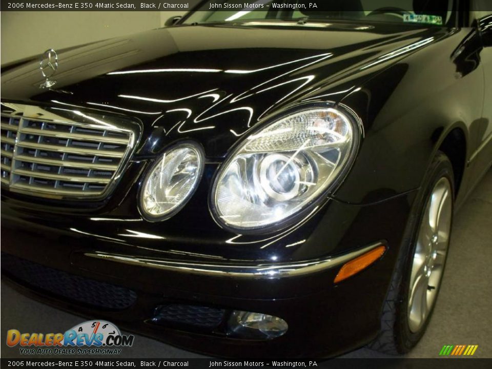 2006 Mercedes-Benz E 350 4Matic Sedan Black / Charcoal Photo #4