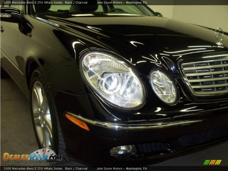 2006 Mercedes-Benz E 350 4Matic Sedan Black / Charcoal Photo #6