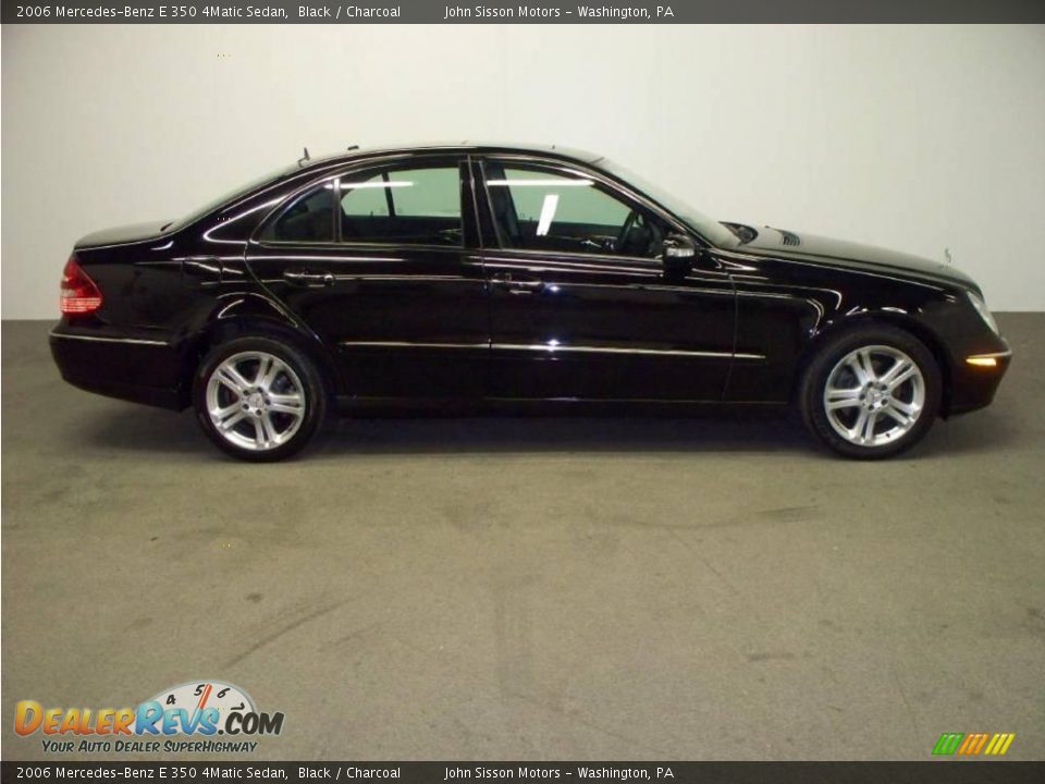 2006 Mercedes-Benz E 350 4Matic Sedan Black / Charcoal Photo #9