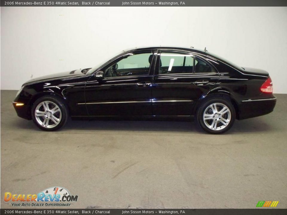 2006 Mercedes-Benz E 350 4Matic Sedan Black / Charcoal Photo #10