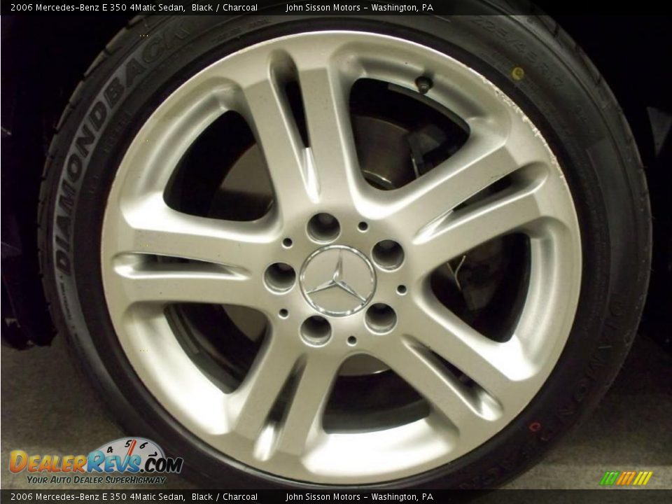 2006 Mercedes-Benz E 350 4Matic Sedan Black / Charcoal Photo #11