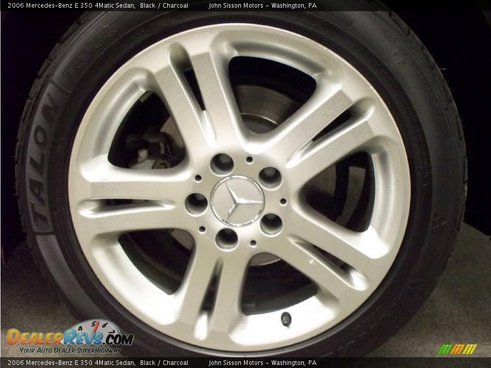 2006 Mercedes-Benz E 350 4Matic Sedan Black / Charcoal Photo #12