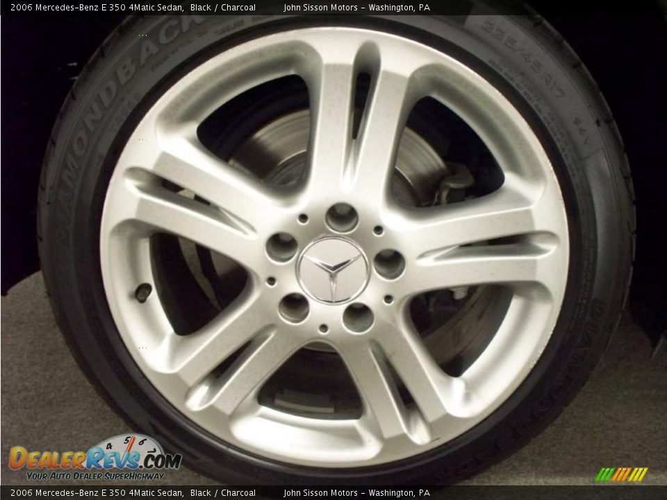 2006 Mercedes-Benz E 350 4Matic Sedan Black / Charcoal Photo #13