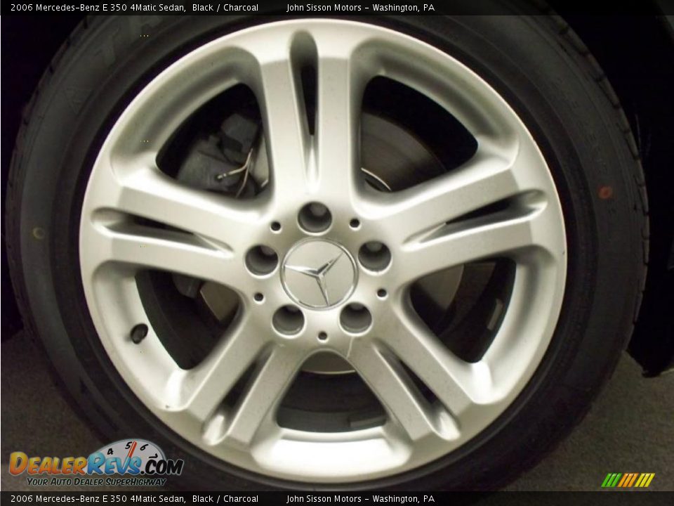 2006 Mercedes-Benz E 350 4Matic Sedan Black / Charcoal Photo #14