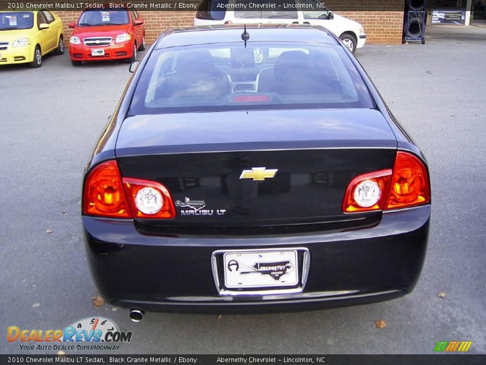 2010 Chevrolet Malibu LT Sedan Black Granite Metallic / Ebony Photo #3