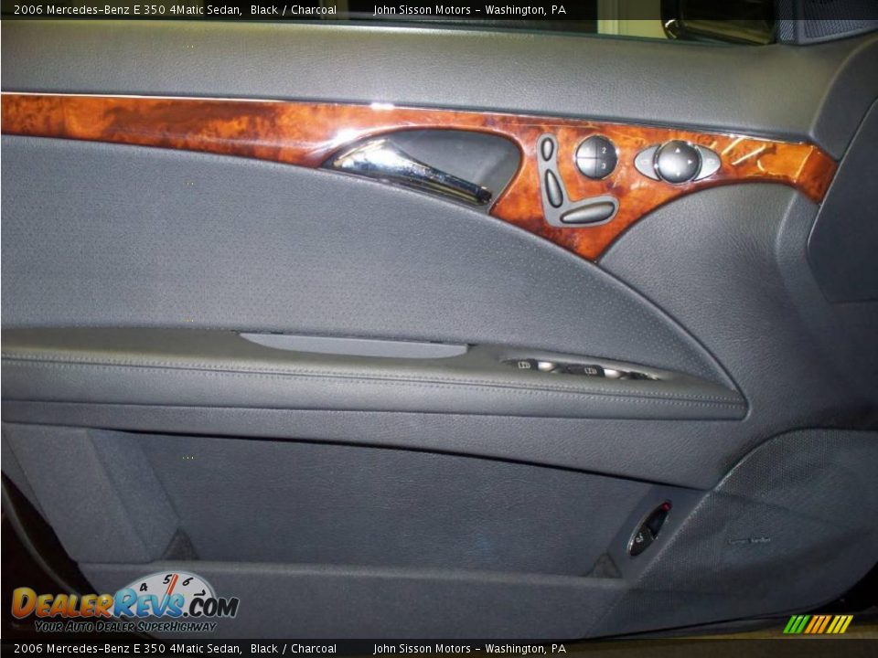 2006 Mercedes-Benz E 350 4Matic Sedan Black / Charcoal Photo #17