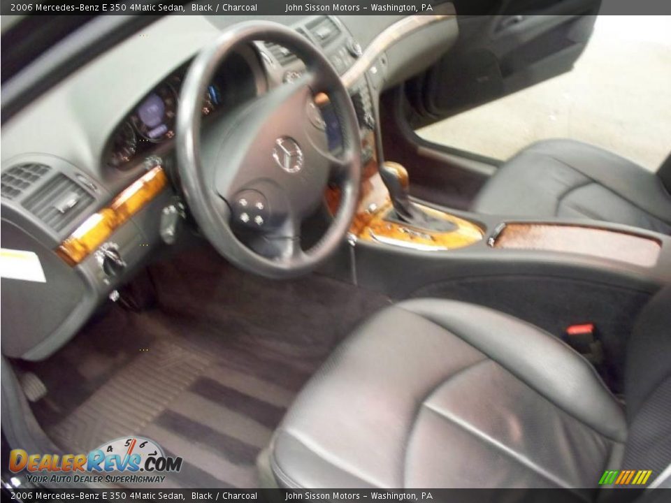2006 Mercedes-Benz E 350 4Matic Sedan Black / Charcoal Photo #19