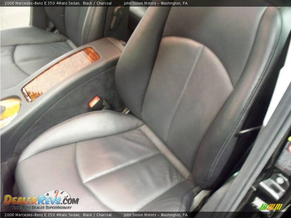 2006 Mercedes-Benz E 350 4Matic Sedan Black / Charcoal Photo #21