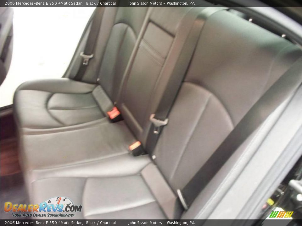 2006 Mercedes-Benz E 350 4Matic Sedan Black / Charcoal Photo #24
