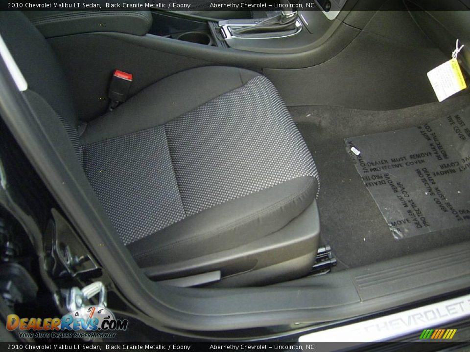 2010 Chevrolet Malibu LT Sedan Black Granite Metallic / Ebony Photo #14