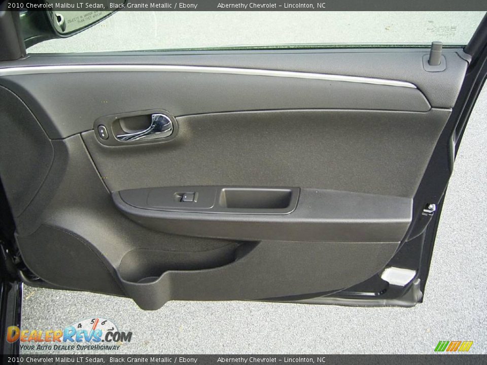 2010 Chevrolet Malibu LT Sedan Black Granite Metallic / Ebony Photo #16