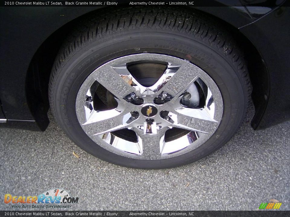 2010 Chevrolet Malibu LT Sedan Black Granite Metallic / Ebony Photo #17