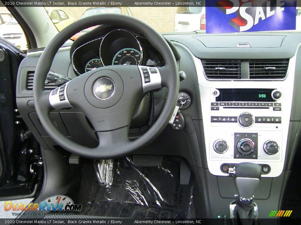 2010 Chevrolet Malibu LT Sedan Black Granite Metallic / Ebony Photo #21
