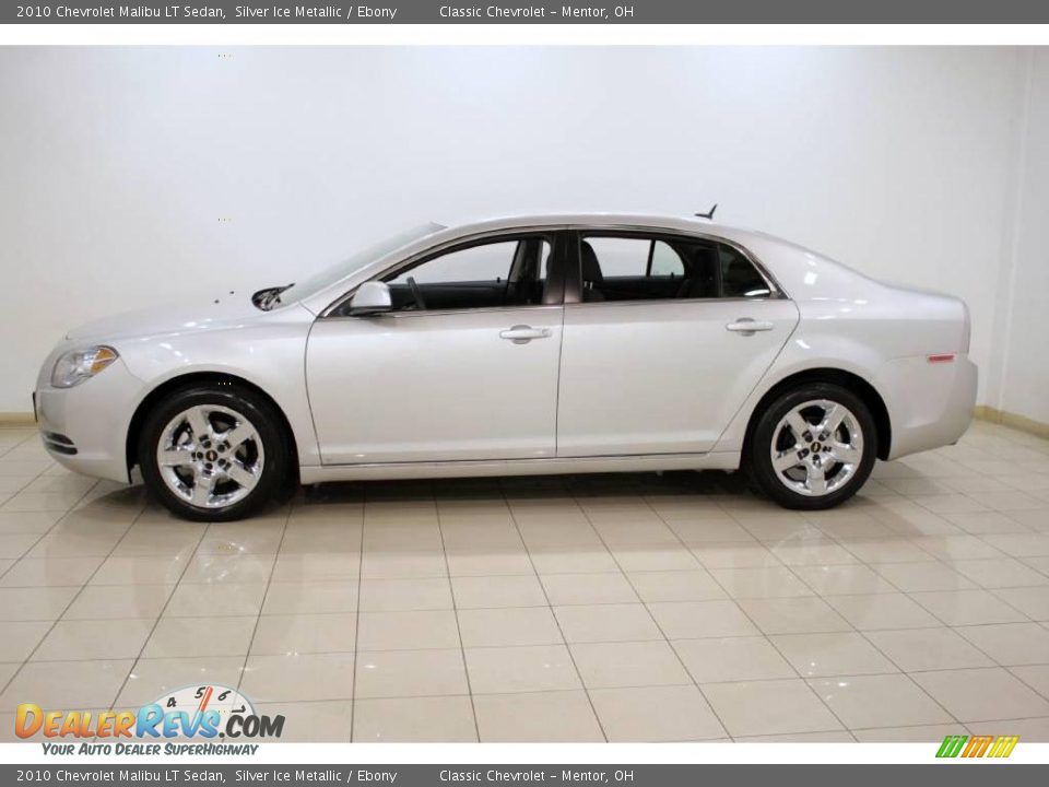 2010 Chevrolet Malibu LT Sedan Silver Ice Metallic / Ebony Photo #4