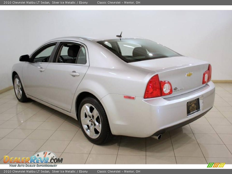2010 Chevrolet Malibu LT Sedan Silver Ice Metallic / Ebony Photo #5